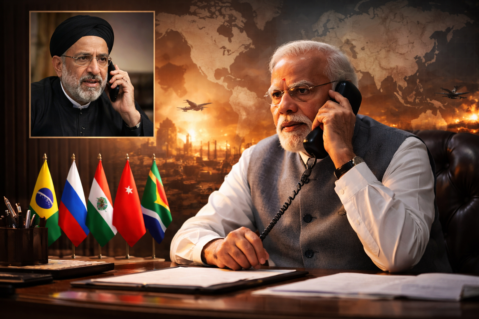 Iran Urges India-Led BRICS to Act as President Calls PM Modi Amid Escalating Israel Conflict